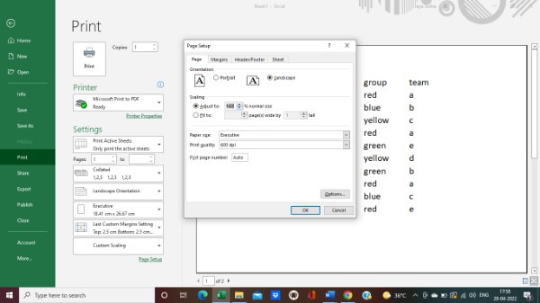 How To Fit Excel Sheet On One Page PDF