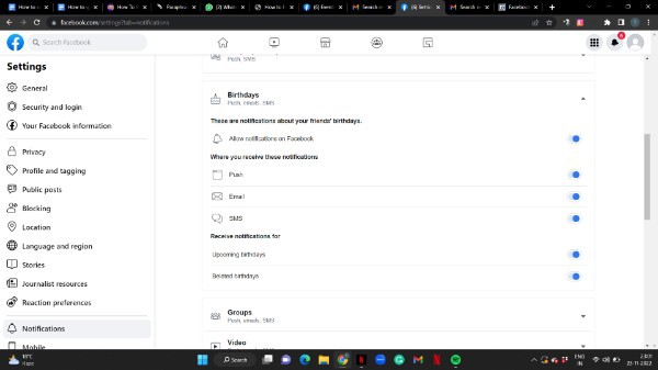 How To Get Birthday Notifications On Facebook