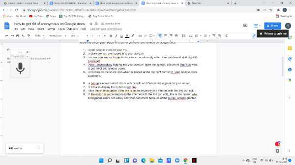 How To Get Rid Of Anonymous On Google Docs