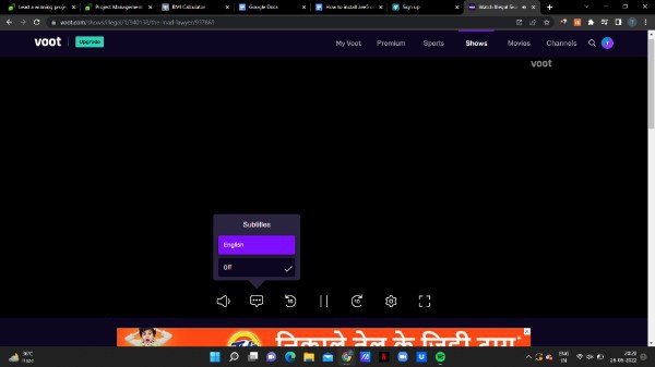 How To Get Subtitles In Voot