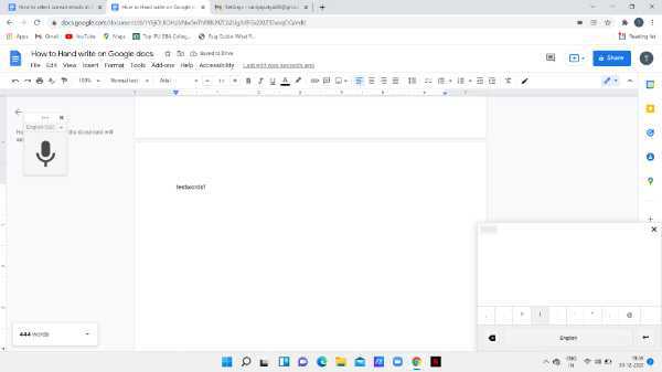 How To Handwrite On Google Docs