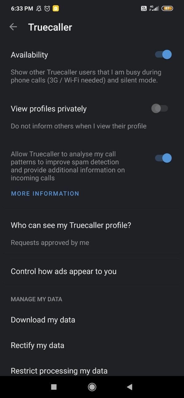 How To Hide Last Seen On Truecaller