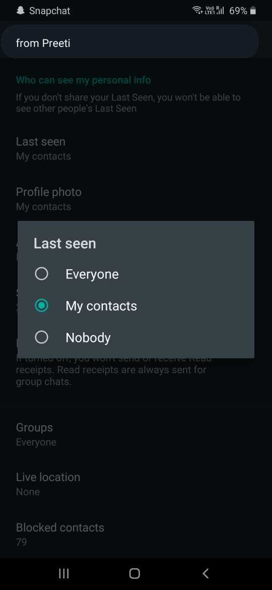 How To Hide Online On WhatsApp For One Person