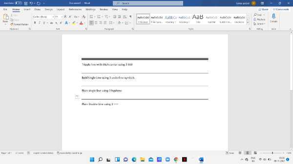 How To Insert A Line Between Words In Word