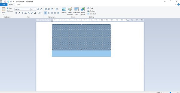 How To Insert Table In WordPad