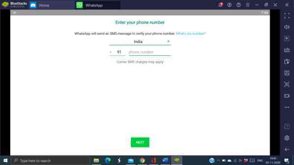 how to download whatsapp on laptop windows 10 without phone