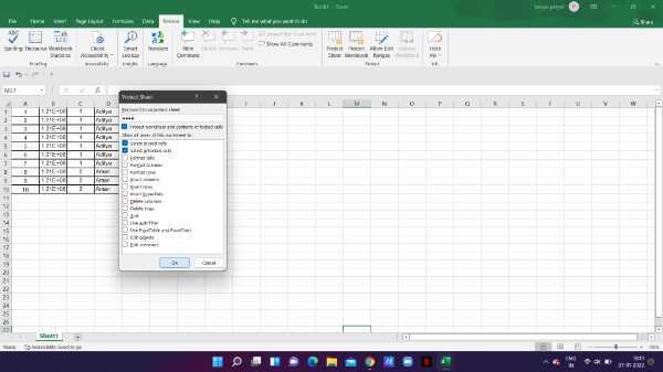 How To Lock Excel Sheet From Viewing