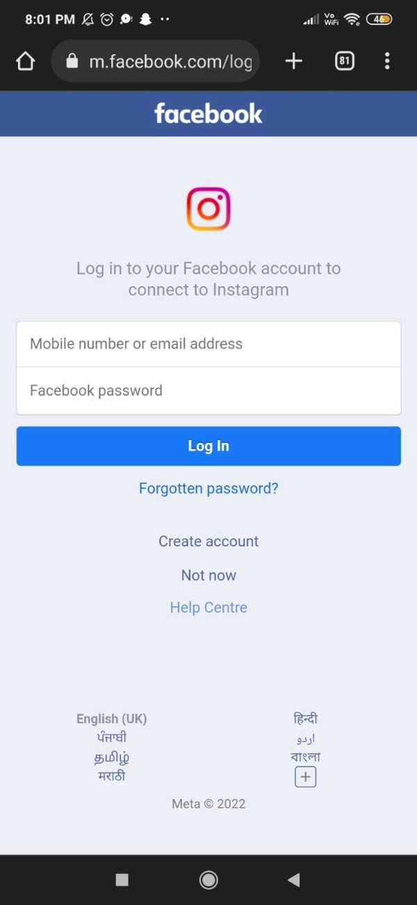 How To Login Instagram In Google