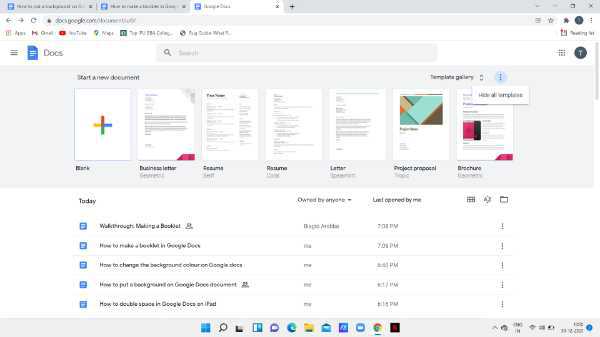 How To Do Booklet In Google Docs