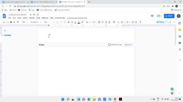 How To Make A Booklet In Google Docs