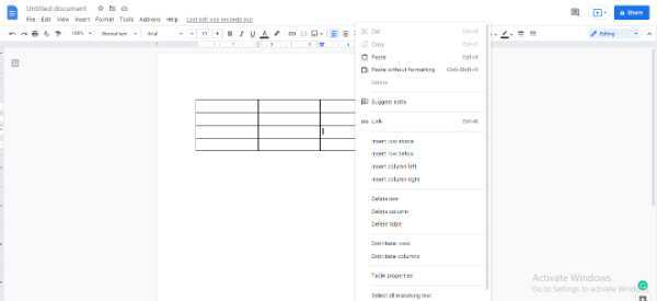 How To Make A Data Table In Google Docs