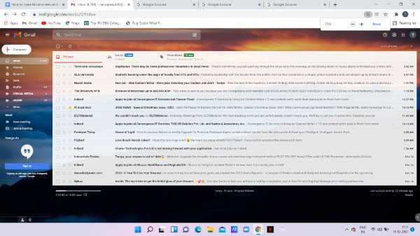 How To Make Gmail Screen Smaller