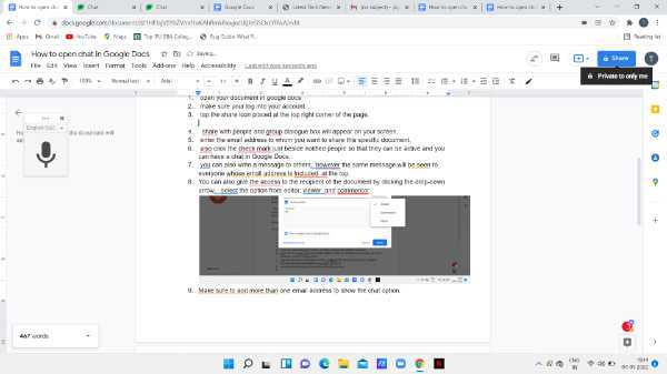 How To Open Chat In Google Docs