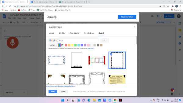 How To Put Decorative Borders On Google Docs