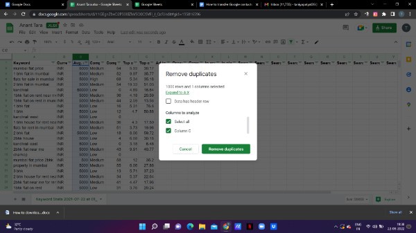 How To Remove Duplicates In Google Sheets