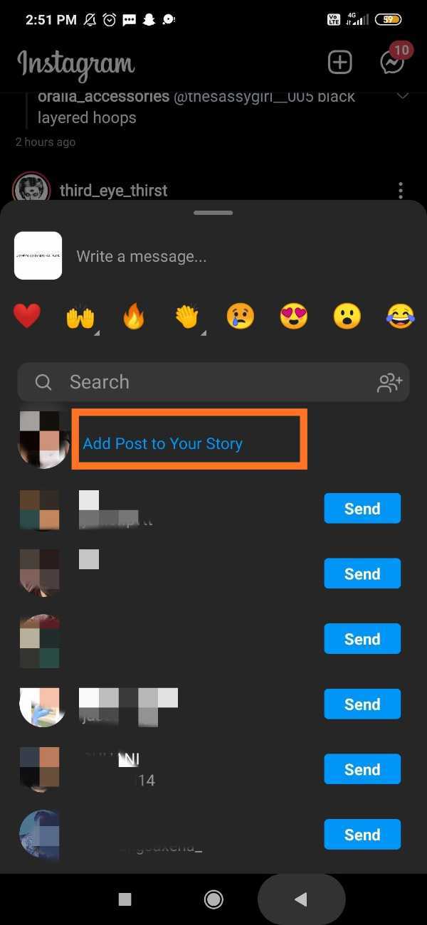 How To Repost Instagram Post On Story