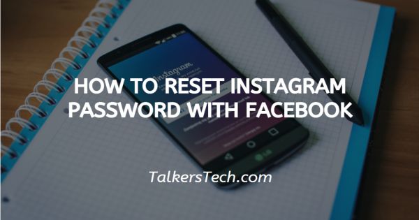 How To Reset Instagram Password With Facebook