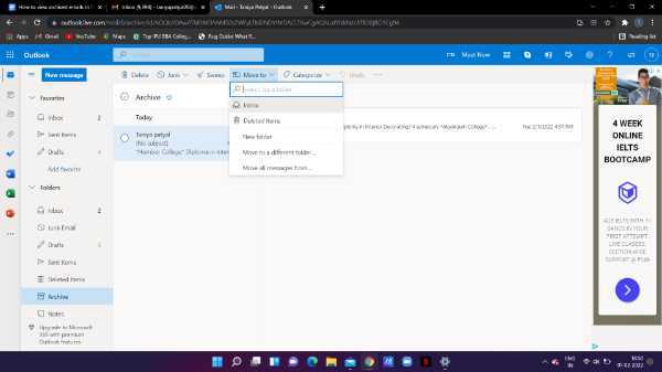 How To Search Auto Archived Emails In Outlook