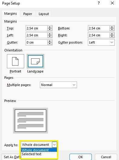 How To Rotate A Word Document 90 Degrees