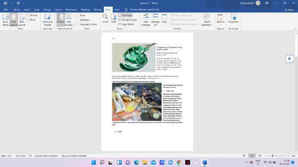 How To Save A Word Document As A Picture