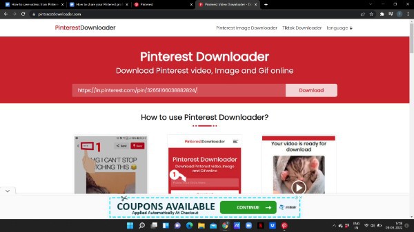 How To Save Videos From Pinterest