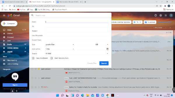 How To Search For Emails With Attachments In Gmail