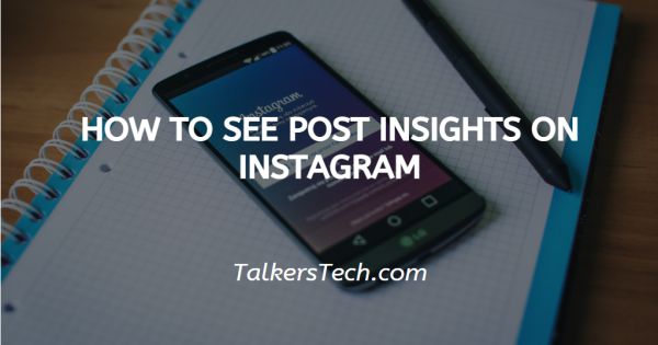 How To See Post Insights On Instagram