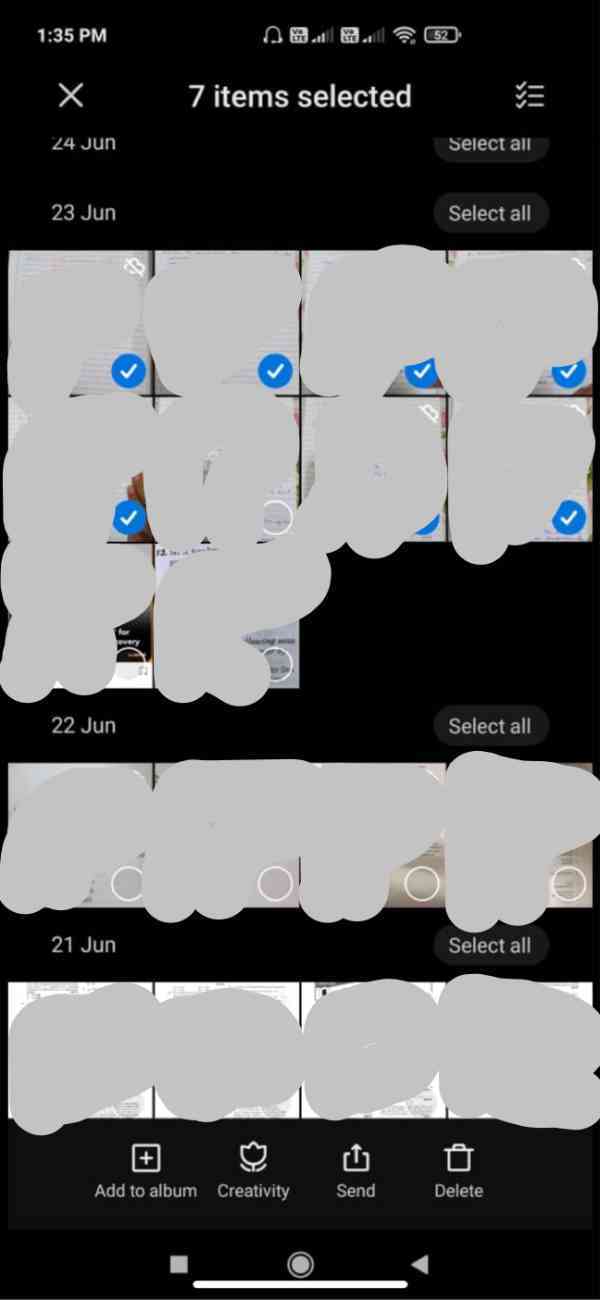 whatsapp send multiple photos android