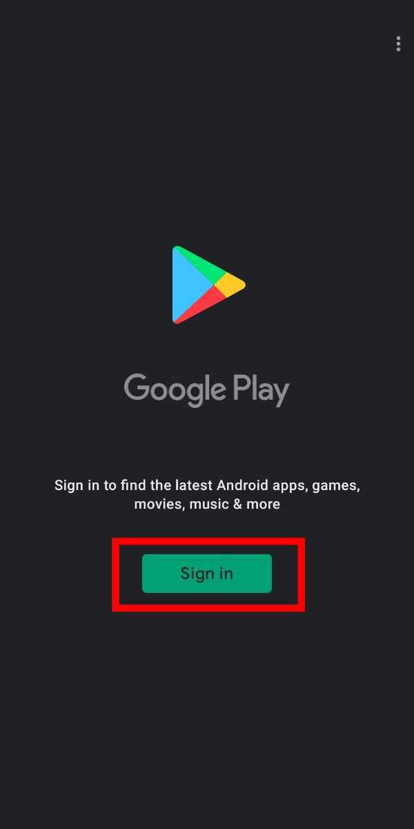 How To Sign In Google Play Store App