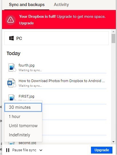 How To Stop Dropbox From Syncing