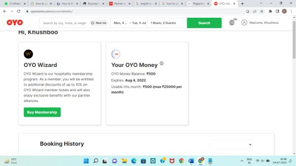 How To Transfer OYO Money To Paytm