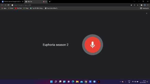 How To Turn On Google Voice Search On PC