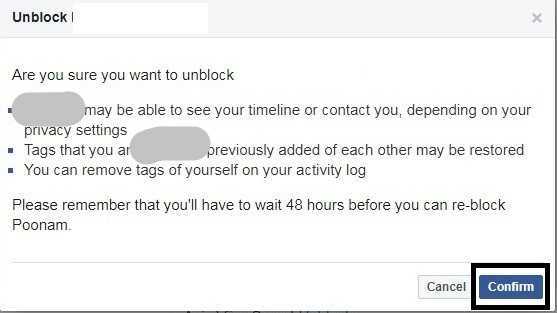 How To Unblock In FB Friends