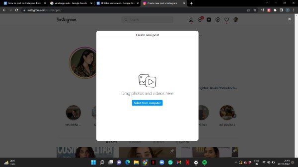 How To Upload Photos To Instagram From PC