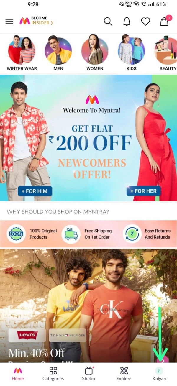 How To Use Myntra Credit