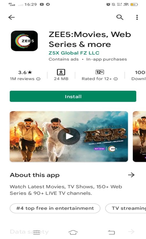 How To Use ZEE5 With Vodafone Play