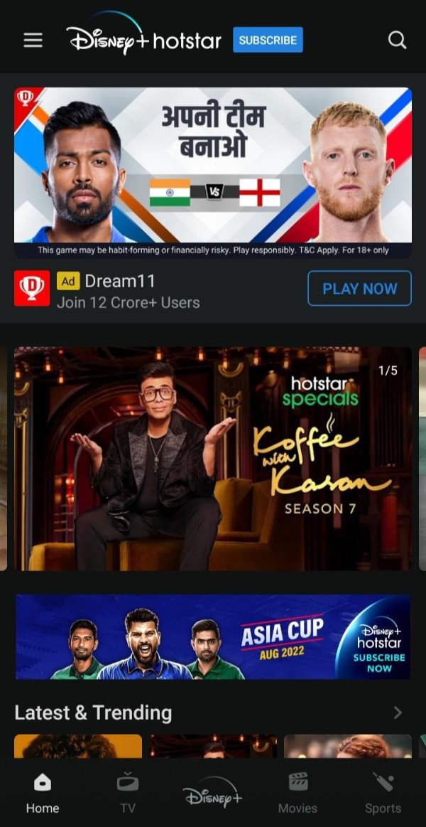 How To Watch Live Match On Hotstar For Free