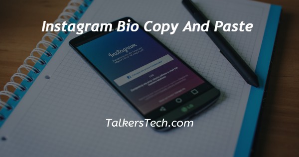 Instagram Bio Copy And Paste