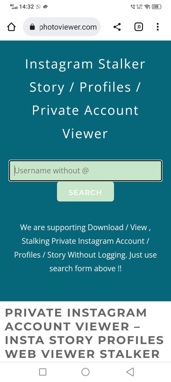 instagram private profile viewer without human verification