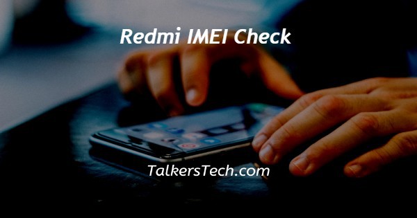 Redmi IMEI Check
