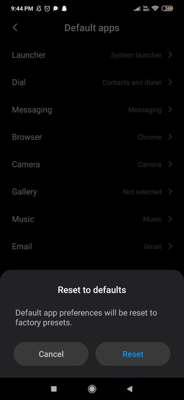 Set Phone As Default In Redmi