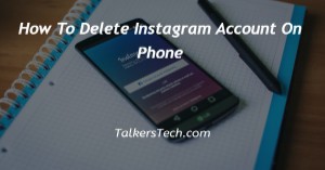 How To Delete Instagram Account On Phone