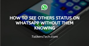 How To See Others Status On WhatsApp Without Them Knowing