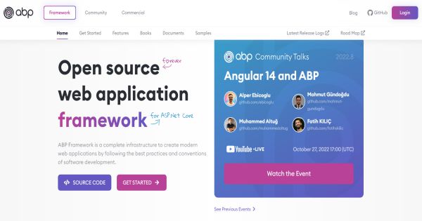 ABP Framework - Excellent Open-Source Web Application Framework